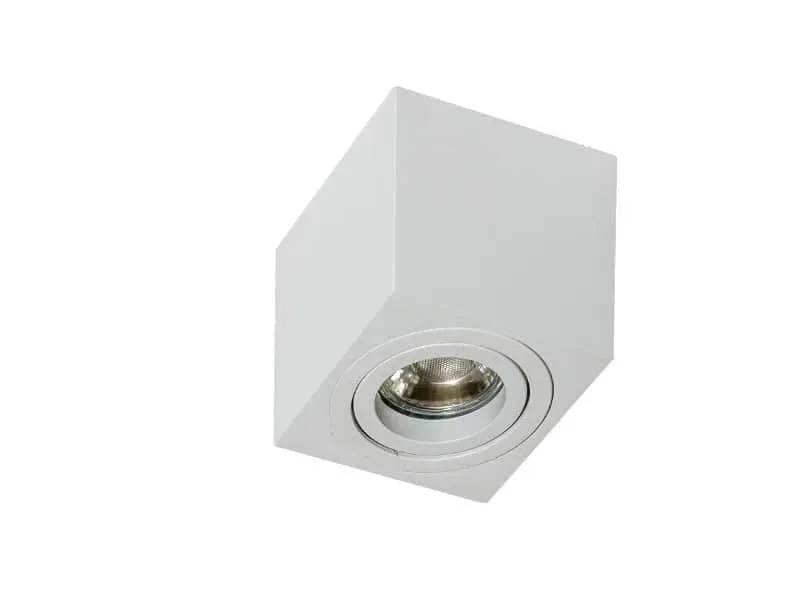 Wyjątkowa oferta Azzardo Oprawa sufitowa biała metalowa kwadratowa AZ1713 z serii MINI ELOY